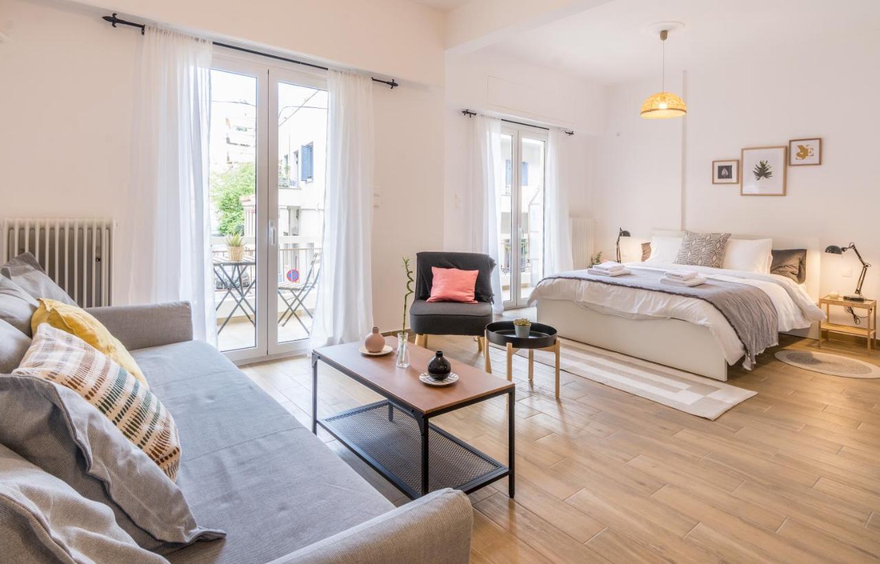 Wide Comfy Studio Apartment Centrally Located In Thissio Athen Eksteriør bilde
